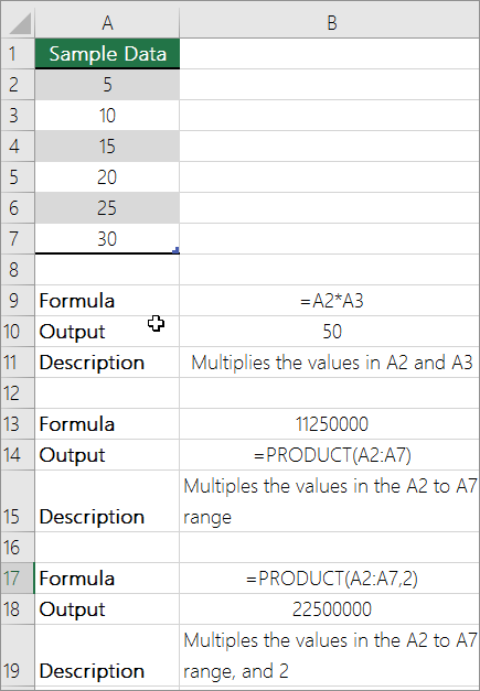 do multiplication in excel in office 365 for mac